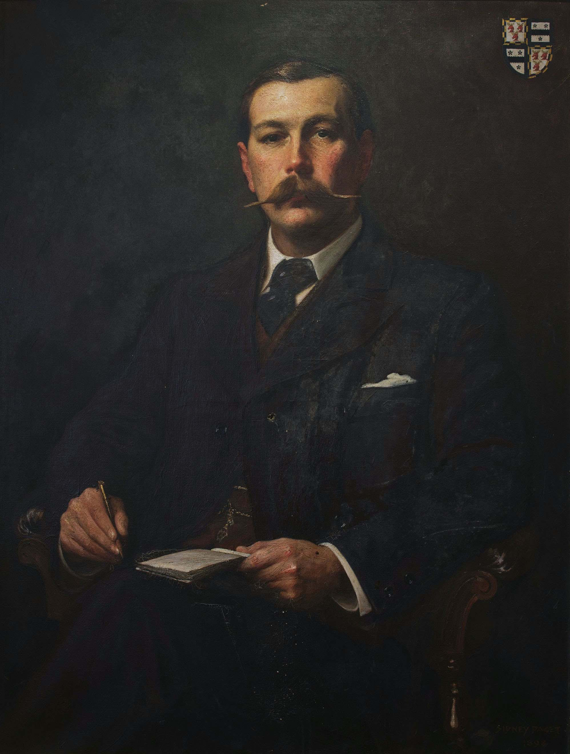 Portrait of Arthur Conan Doyle by Sidney Paget, c. 1890